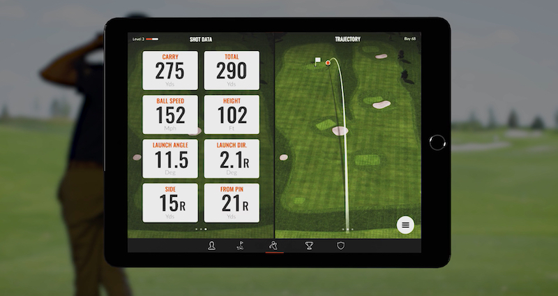 TrackMan App Screen